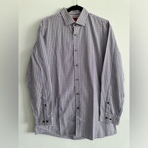 Hugo Boss Men Button Down Shirt Size L Neck 16,5